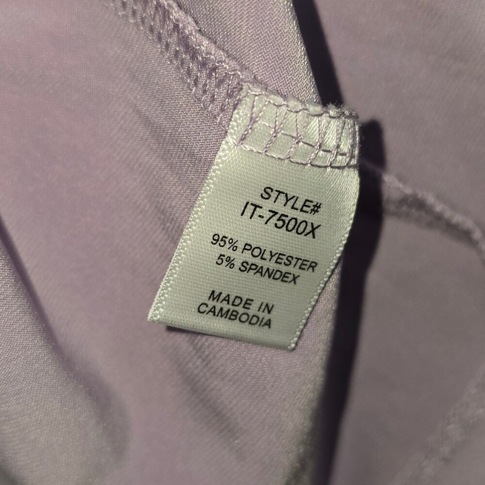 Zenana, Springy, Double Ruffle Layered Slv, Lavendar, Top, Boutique, Sz 1X, NWOT - Picture 7 of 7
